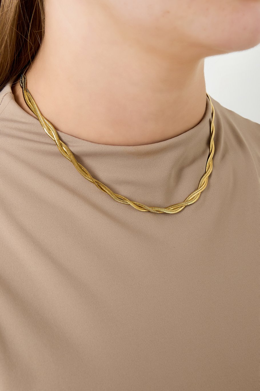 304S.steel Chain Necklaces Chain Casual Daily Simple Series Women's jewelry Picture2